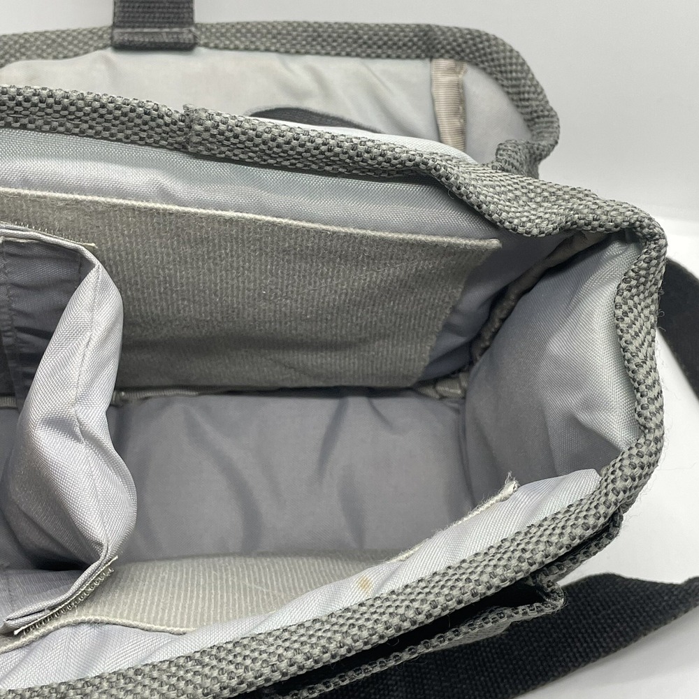Cambridge Camera Bag Repositionable Padded Inserts Gray‎ Tweed Durable Stylish - Picture 2 of 7